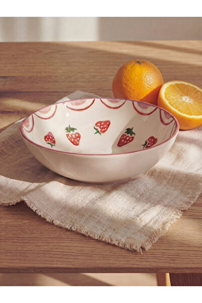 LC Waikiki Printed Ceramic Salad Bowl
