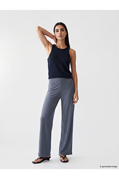 LC Waikiki Özmarka New Season Elastic Waist Women's Trousers