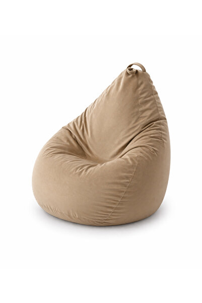 Geladi Fotoliu Bean Bag XXL tip para Kronos, 110x85x85 cm, Bej, Umplutura spu...