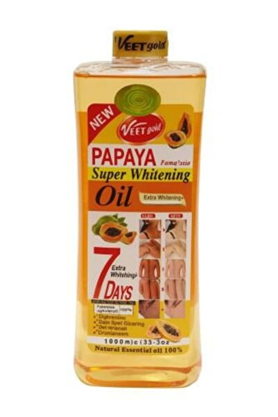 Veet Gold زيت البابايا لتفتيح البشرة وتبييضها وتصحيح التصبغات 300 مل
