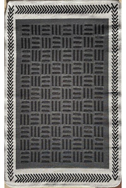halinet Halı.Net Anthracite Modern Washable Living Room Carpet Eco-Aryaneo-03...