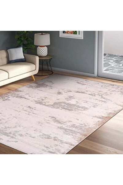 halinet Halı.Net Cream Modern Washable Non-Slip Living Room Carpet Cr-Amazon-...