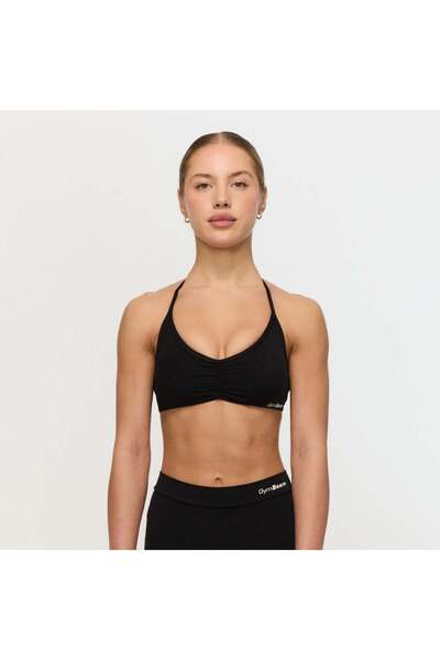 GymBeam Sutien sport Fierce negru S