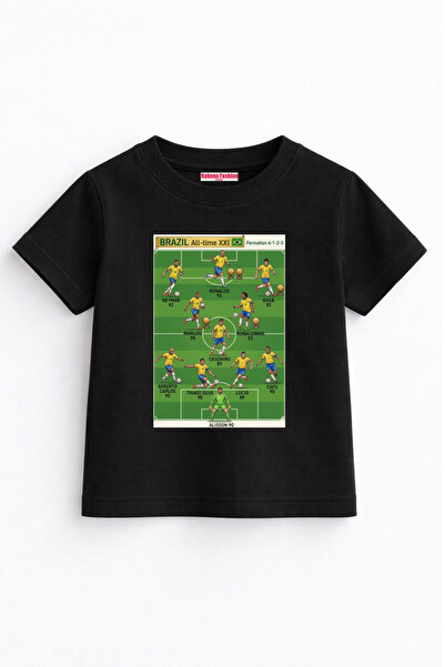 Rabona Fashion تي شيرت للأطفال من Brazil All Time Legends