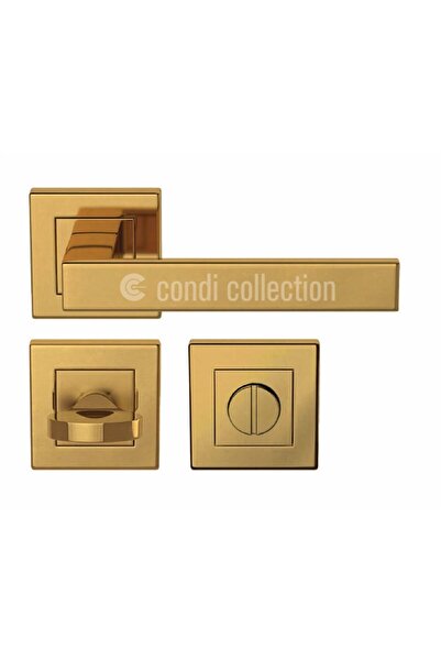 Condi Collection مقبض باب من الفولاذ المقاوم للصدأ 1501K PVD ذهبي اللون