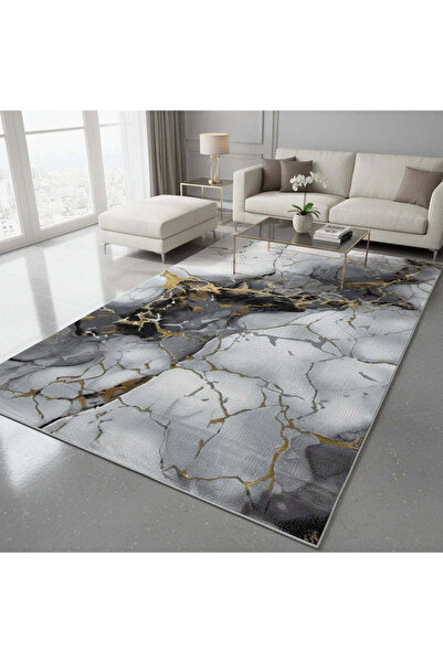 OEM Covor Modern Bella, gri-auriu - 100 x 200 cm