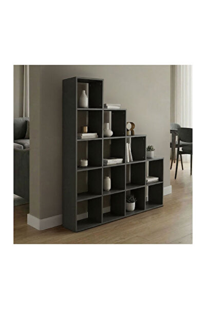 Other Βιβλιοθήκη Scala pakoworld ανθρακί 129.5x29x129.5εκ