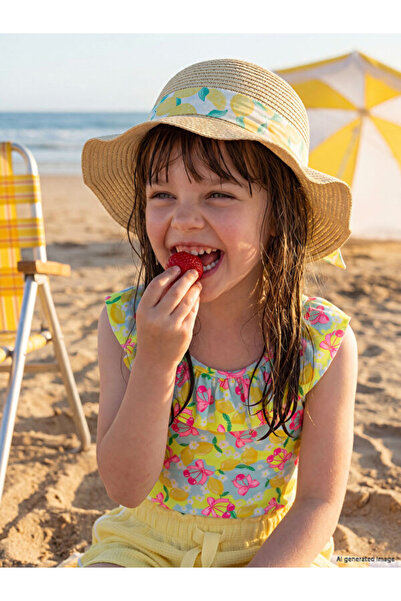 LC Waikiki I Girl's Straw Fedora Hat from Freezen Store