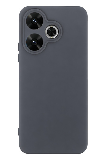 New Face حافظة GLDISPTM Redmi 13 4G من السيليكون الأول (234900) - رمادي