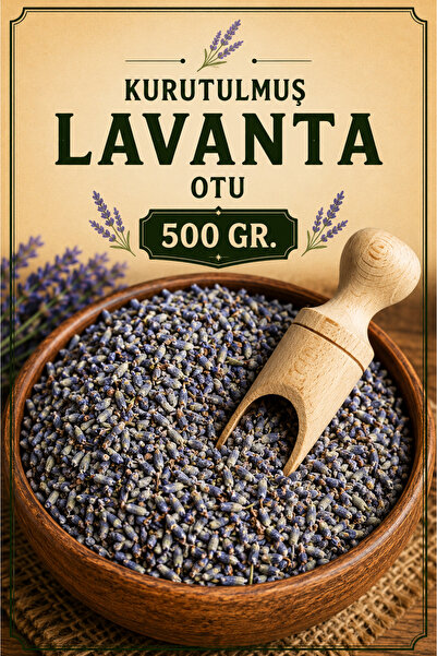 Bayguru لافندر مجفف 500 جرام - لافندر طبيعي عطري مجفف