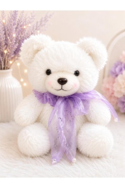 OEM Premium Plush Bear with Elegant Bow and Sitting Balls, Decorative Pastel ...