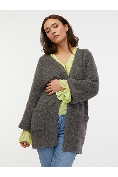 ORSAY Cardigan supradimensionat de damă gri închis