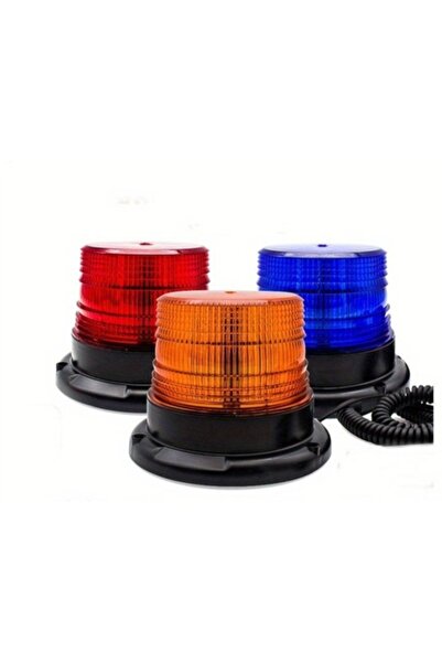 Led Light Alex Baliză LED 12V-24V cu magnet și priză pentru brichetă - Roșu, ...