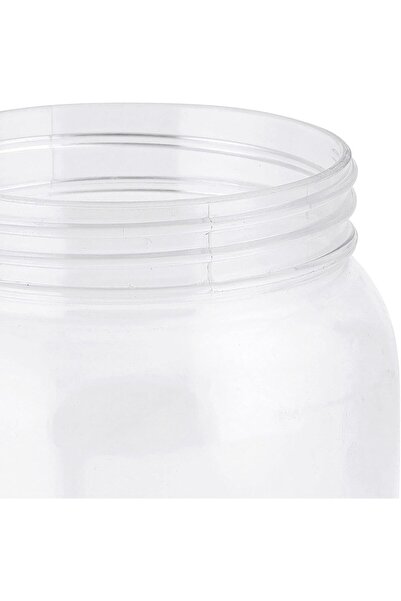 DELCASA Dc1488 1000Ml Plastic Round Storage Jar Air Proof Transparent Jar, Dishwasher Safe Food Container