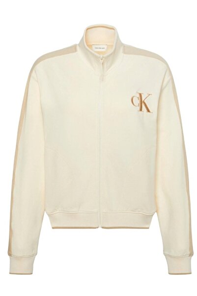 Calvin Klein Γυναικεία Ζακέτα Εκρού LV047E226G-YAC