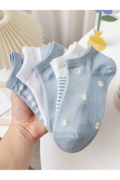 Generic 5 Pairs of Women's Breathable Moisture-Wicking Strawberry Mesh Socks,...