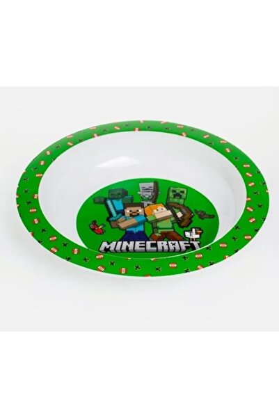 OEM Deep Plastic Plate with Minecraft Model Ø20cm