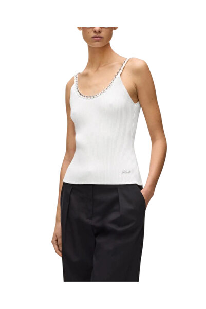 Karl Lagerfeld Γυναικείο Top Λευκό B2W18004-100 WHITE