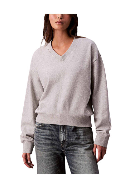 Calvin Klein Γυναικείο Φούτερ Γκρι LV047E237G-P77