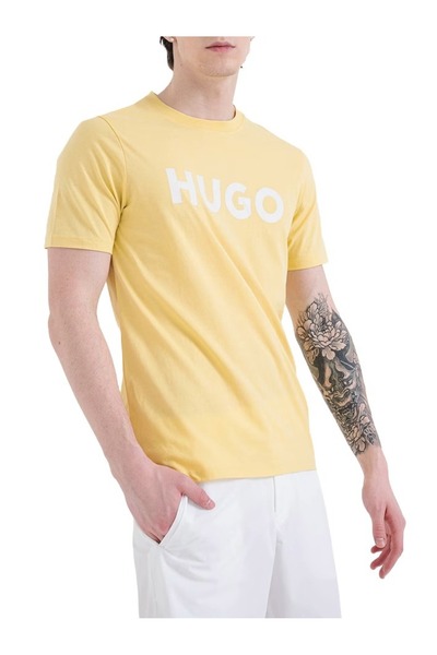 HUGO Ανδρικό Dulivio T-shirt Κίτρινο 50467556-721