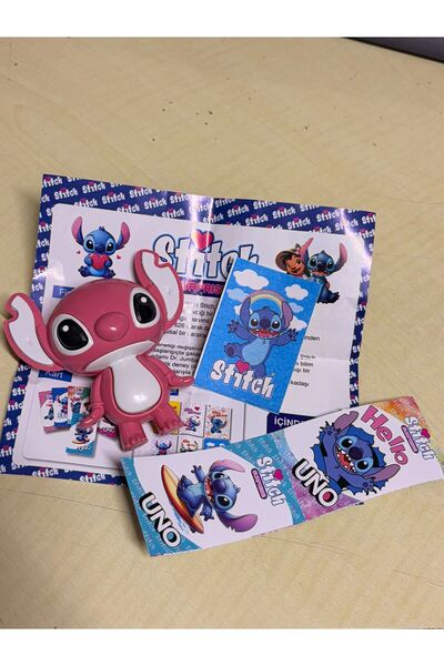 Retoys Stitch Sürpriz Oyuncak Top Figür Ve Sticker Aksesuarlı