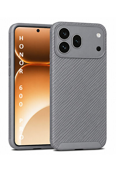 UnDePlus Huawei Honor 600 Pro Kılıf Karbon Silikon Case