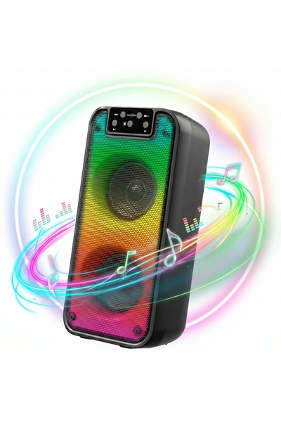 wiks Işıklı Parti Hoparlörü Bluetooth 5.0 Kablosuz Hoparlör - Uzun Pil Ömrü, ...