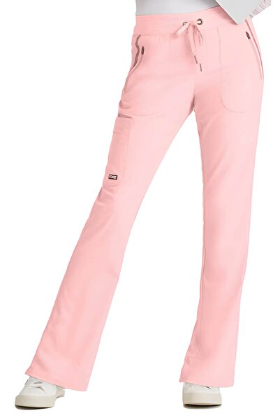 Barco Grey's Anatomy by Elevate Mid-Rise Scrub Pants for Women - Rosy Coral