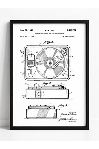 Pegziz Uređaj za reprodukciju zvuka i videa, patent, slika, zidni dekor, slika
