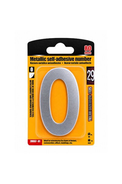 OEM Decorative metal letter "O", self-adhesive, for door/signage/numbering, 8...