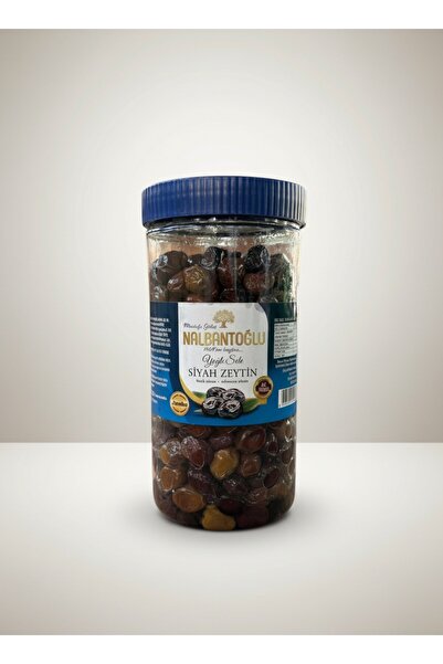 1kg Özel Seçim Orta Boy Az Tuzlu Kahvaltılık Yağlı Sele Siyah Zeytin