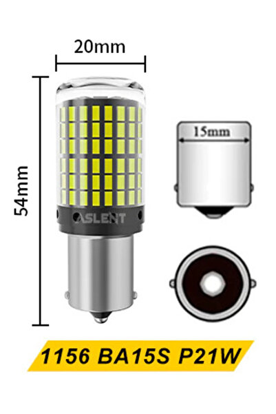 Aftermarket Set 2 Becuri LED Pro Canbus compatibile P21W Alb