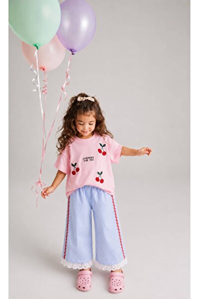 OZZY KİDS Set tricou și pantaloni pentru fete