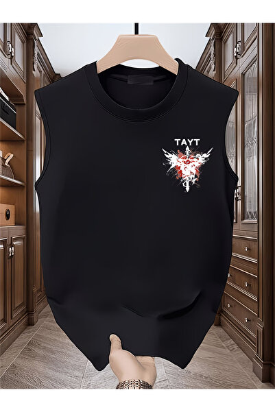 Joetsu Men's oversized crew neck sleeveless t-shirt - longline