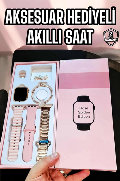 Epilons Akıllı Saat Sesli Görüşme Bildirim Görme Uyku ve Sağlık Takibi