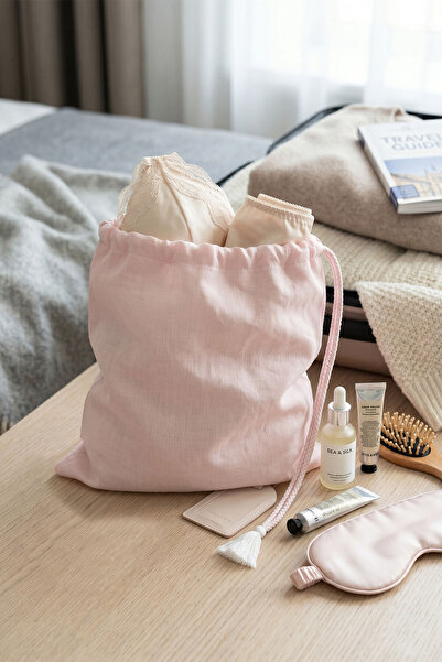 Salvia Dione Women's Travel Type Underwear Organizer Pouch - Drawstring Suitc...
