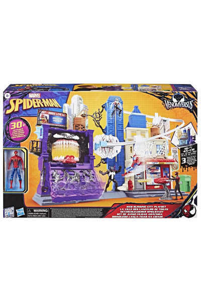 Spider MARVEL MAN VENOM VERSUS WEB CITY SET DE JOACĂ CU ARBALETE