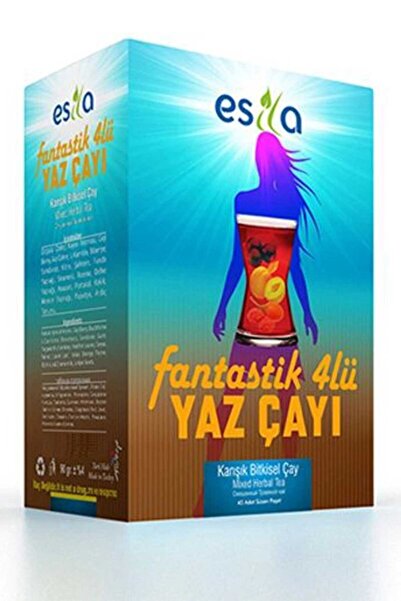 ESİLA فانتاستيك 4 قطع شاي صيفي 45 قطعة