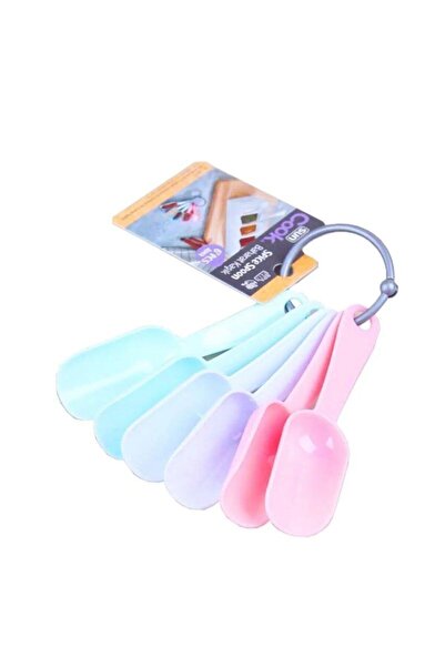Mestore 6 Pieces Plastic Spice Spoon Royaleks-68365