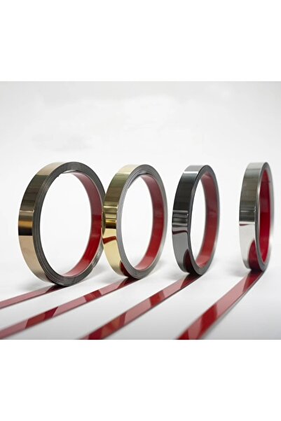 YavuzlarTicaret Kendinden yapışkanlı şerit pleksi Pleksi ayna Gold (1cm*250cm)