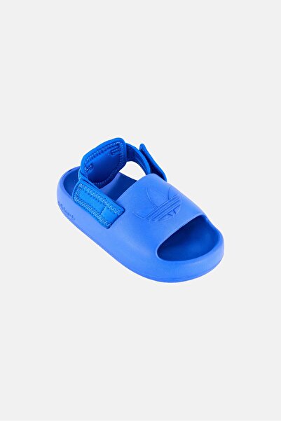 adidas Kids Boy Adifom Adilette Velcro Closure Sandals, Blue