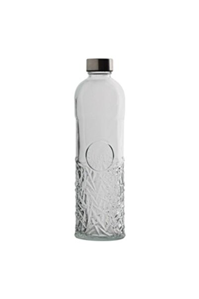 Zumzeria Glass Water Bottle with Screw Cap 1l