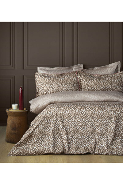 Apricitas HOME Set de lenjerie de pat dublu Mariah Leopard