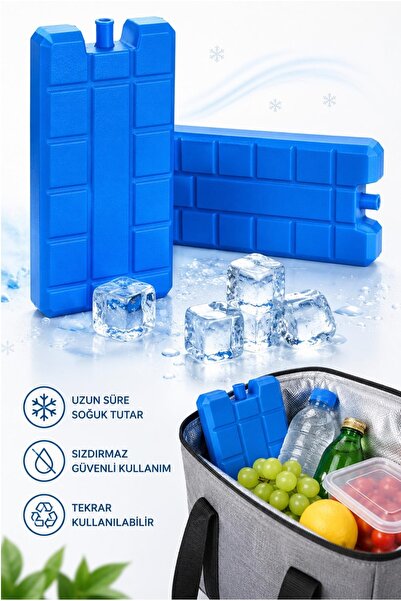 Kitchen Beauty Extra Soğutma Özelikli Jel Sıvılı Akü Buzuk 400ml Kaset Termos...