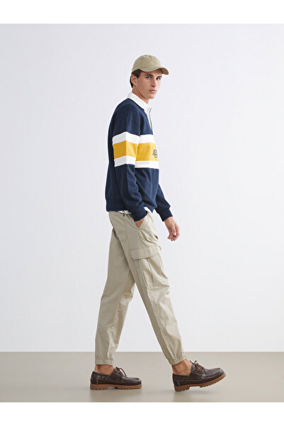 LC Waikiki Men's Poplin Jogger Pants in a Regular Fit