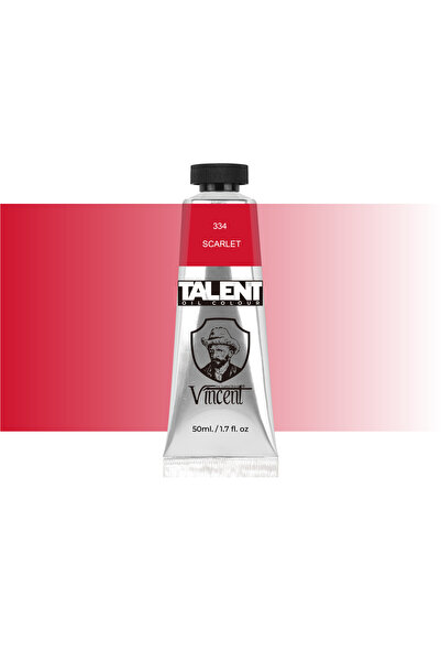 Talent Yağlı Boya Scarlet 334 50 ml