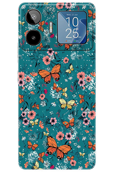 General Mobile GM 26 PRO 5G (G903) Uyumlu Kılıf Desen Baskılı Silikon Kelebek...