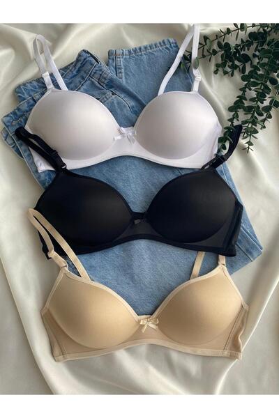 Gold Night Women's Lotus Minimizer Non-Padded Underwire-Free Gathering Bra Tr...