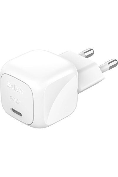 Belkin شاحن BoostCharge 30 واط (صغير الحجم ومحمول، يدعم USB-C Power Delivery،...