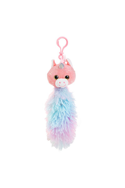 Zumzeria Plush Unicorn Keychain & Colorful Tail for Kids 30cm